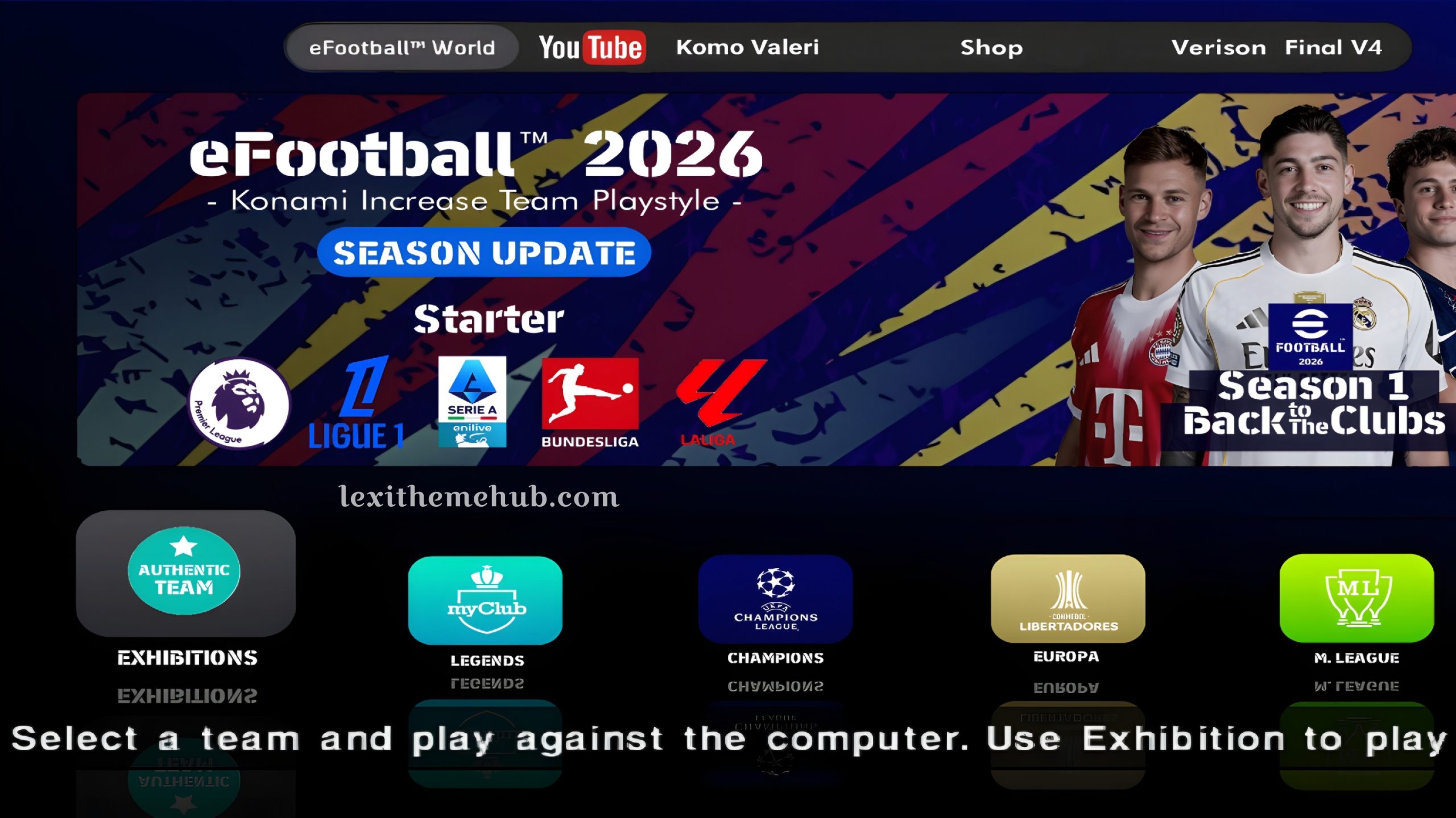eFootball 2026 PPSSPP Season Update New Kits 4K Graphics