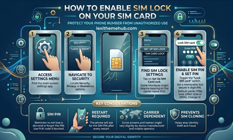 How to Enable SIM Lock on Your SIM Card