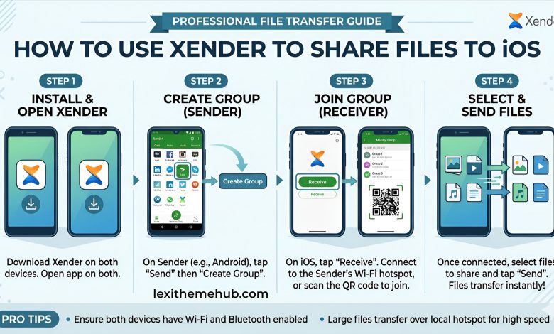 How to Use Xender to Share Files to iPhone