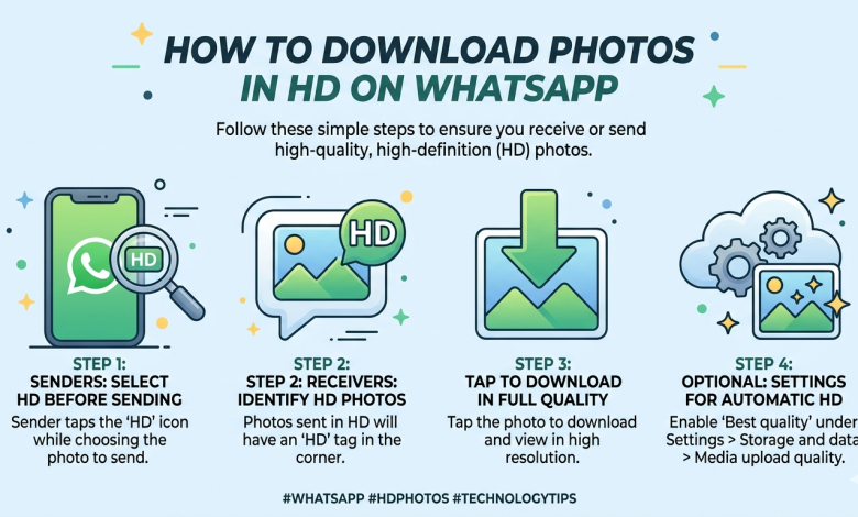 How to Download Photos in HD on WhatsApp