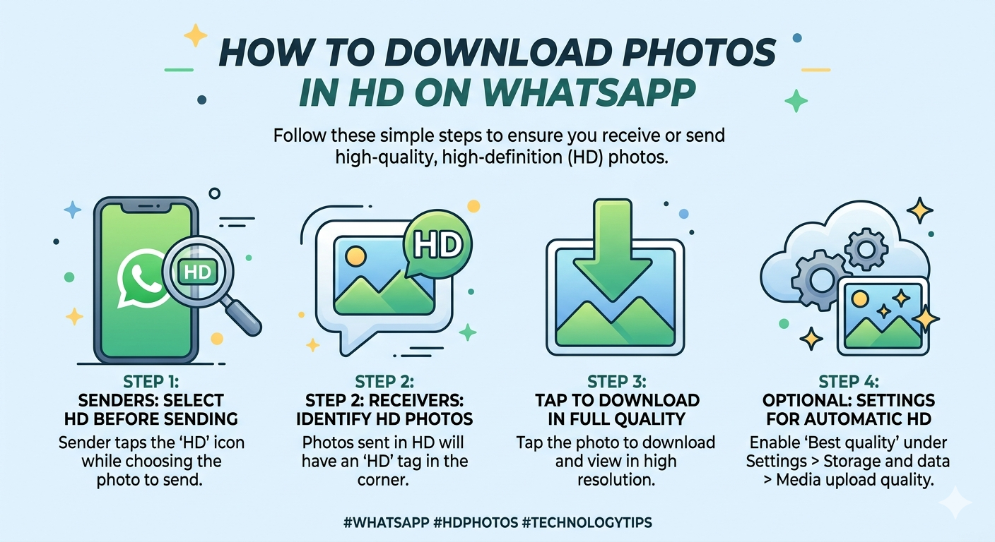 How to Download Photos in HD on WhatsApp